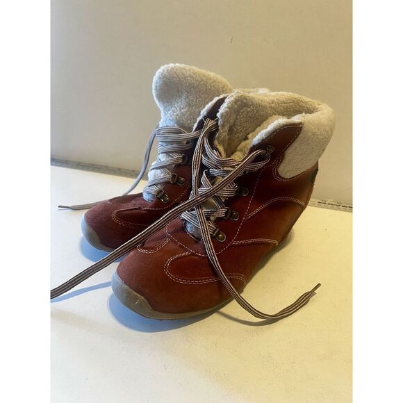 Sporto Shoes - SPORTO Women's‎ Size 10 Boots Leather Suede Shoes Fleece Lined SUE Lace Up